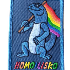 Homoilisko -kangasmerkki